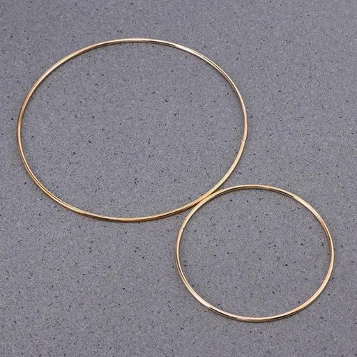 5-Pack Metal Craft Hoops for Dream Catchers, , and Decorative Projects