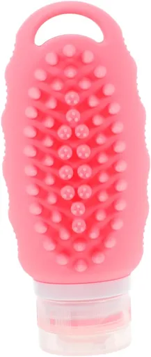 Portable silicone travel bottles - 3-pack reusable toiletries of 90 ml - Suitable for shampoo, conditioner and hair oil - Lightweight travel accessory - Suitable for both men and women