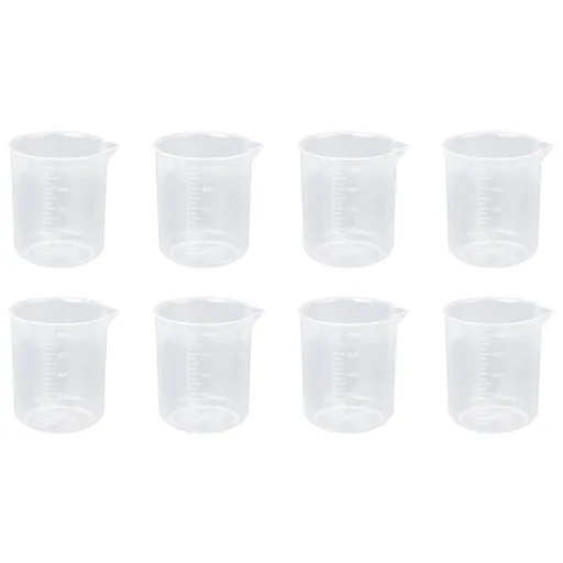 4X 500Ml gradient beaker transparent