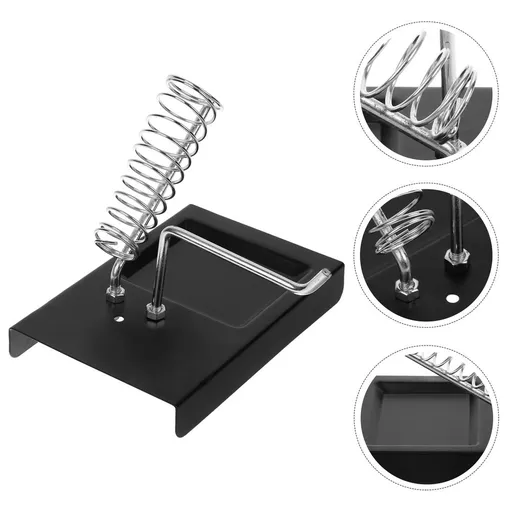Heavy Duty Black er with Fied Support Stand for Desk Organization and Tool Storage