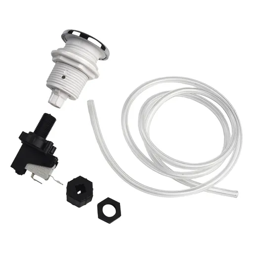 Pneumatic Switch on Off Push Air Switch Button 32mm For Bathtub Spa Waste Garbage Disposal Switch 125-250V 16A