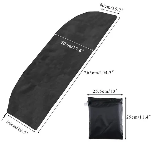 Cantilever Umbrella Covers Waterproof Offset Umbrella Cover Cantilever Umbrella and Outdoor Offset Market Parasols Black