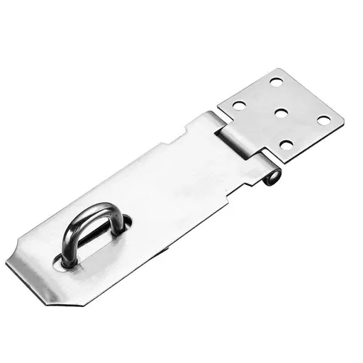 Door Clasp Gate Lock Shed Latch Padlock Staple for Door Window Cabinet Pet Cage Crate Fitting Accessories (Small)