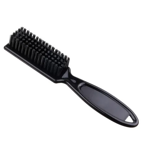 Fade Brush Comb Scissors Cleaning Brush Barber Shop Skin Fade Vintage Oil Head Shape Carving Cleaning Brush
