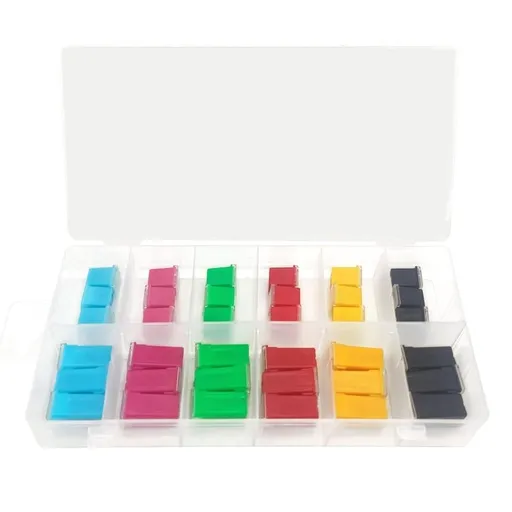 36Pcs Low and Tall/Standard Profiles Box Shape Fuses 20A 30 40 50A 60A 80A Car Cartridge Fuses for Trucks Car