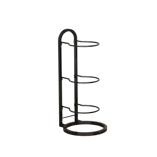 3/4Tier Basketball Stand Ball Organizer Storage Rack Basketball Equipment Holder - Black-3 Layers