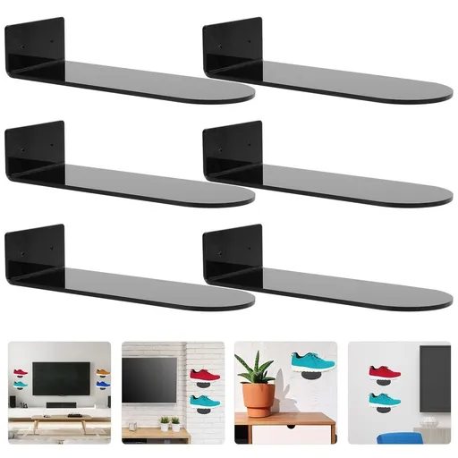 Floating Shoe Rack, Durable Acrylic, Home Decor, Perfect Sneaker Display