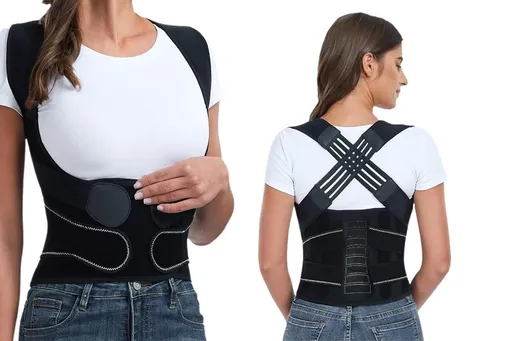 Back Straighter for Lower Back relaxation Back Brace Posture Corrector with Spine Vertical Alignment System -M