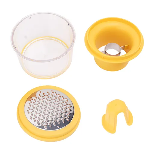 Corn Peeler 4 in 1 Multifunction Corn Stripper Stainless Steel Corn Sheller with Bowl and Grinding Cover