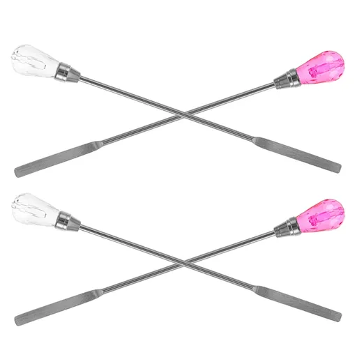 4-Pack Metal Wax Stirring Sticks for Candle Making, Wax Seals, and Crafting, Assorted Colors