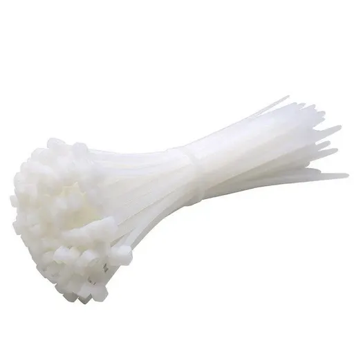 100X Cable Ties Zip Ties Nylon UV Stabilised Bulk White Cable Ties - 10*700mm White