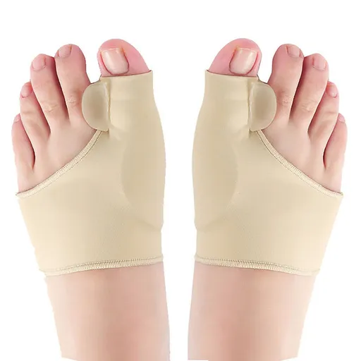 2 pair Relief Sleeve Pads & Corrector for Men & Women | Cushioned Support for Toe Alignment & Pain Relief | 2 Pair (35-40（S)）