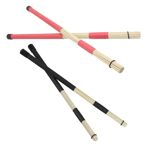 Stylish Assorted Color Drum Brushes for Jazz and Acoustic Drum Accessories