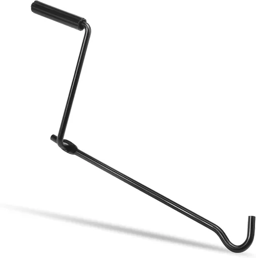 Car Scissor Lift Jack Crank Handle, Non-Slip Scissor Jack Handle Efficient Auto Repair Tool, Labor-Saving Steel Tire Wheel Lug Wrench for Trucks Vans Trailers, Car Accessories (Short Lever)