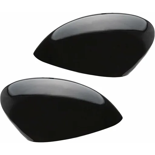 Rearview Mirror Cover Cap For Fiesta Mk7 2009-2017 Gloss Black