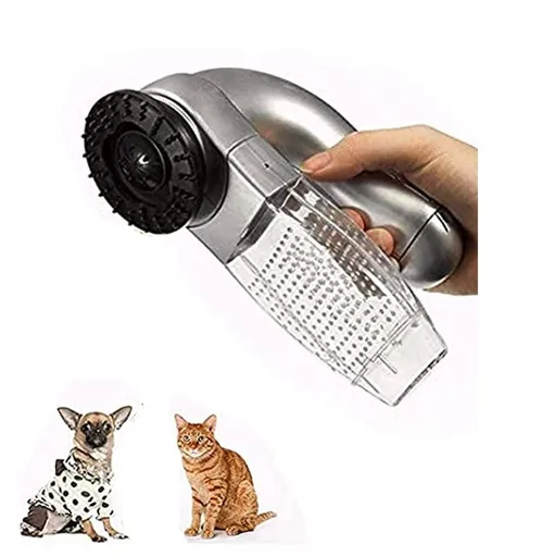 Art Dog Cat Pet Hair Fur Remover,Puppy Electric Hair Shedding Grooming Brush Comb Remover Unload Vacuum Cleaner Trimmer Shedding