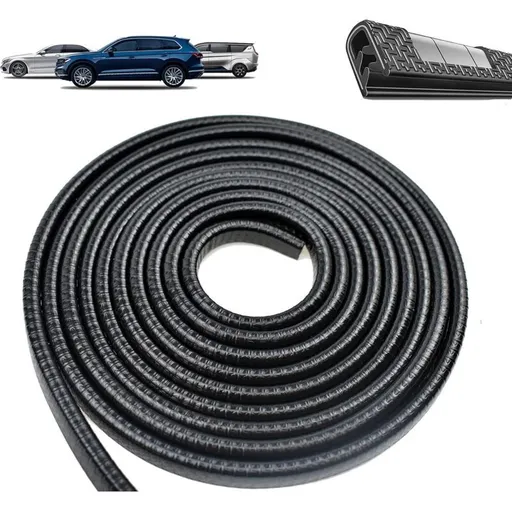 Protection Portiere Car Black, Seal Protection Tabouret Bar Patins Tole Shape U Pas Besoin of Coller, 10M