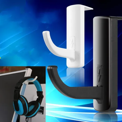 Earphone Storage Hook Earphone Display Holder for Internet Bar Family Earphone Accessories,Black Space-saving & practical
