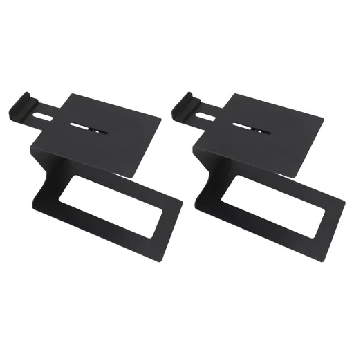 Desktop Speaker Stands with EVA Pads Carbon Steel Desktop Speaker Risers for Small Medium Computer Speakers