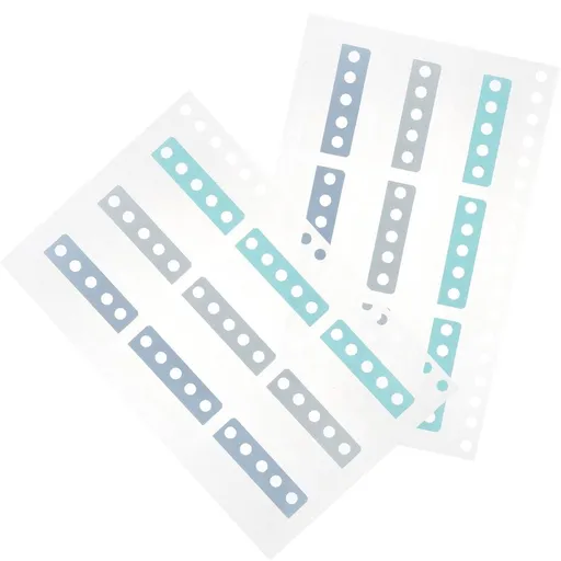 2-Pack Portable Sticky Tabs Book Markers, Colorful Sticky Flags for Household, Office, and School Use