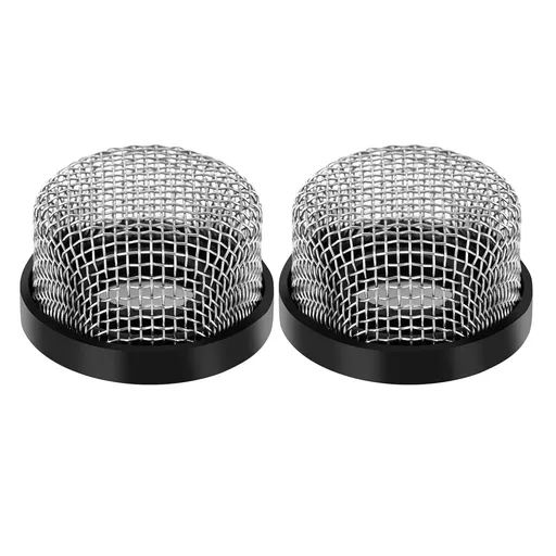 2 Pack Stainless Steel Mesh Strainer, 3/4"-14 Aerator Screen, Compatible with Livewell Pump, Industrial Plumbing Inline, Garden Washers, and Baitwell, Enhancing Filtering and Aeration