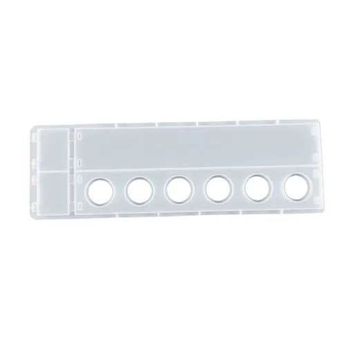 Round Shot Glass Silicone Mold 6-Cavity Bracket Resin Epoxy Casting Mold Silicone Storage Box Mold Craft Making Home