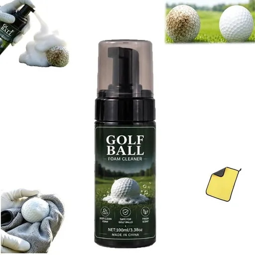 Portable Golf Ball Foaming Cleaner, 3.38oz, Golf Ball Cleaner Foam, Quick Clean for Golf Ball Dimples, Companion for Instant Shine
