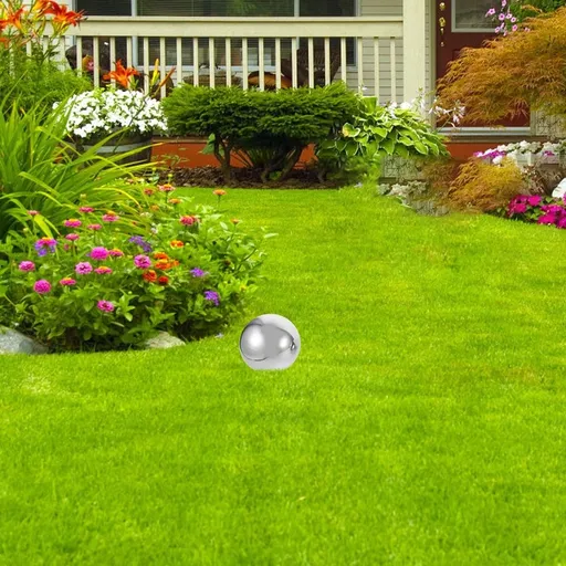 6Pcs Outdoor Gazing Balls Reflective Silver Balls for Gardeners and Homeowners