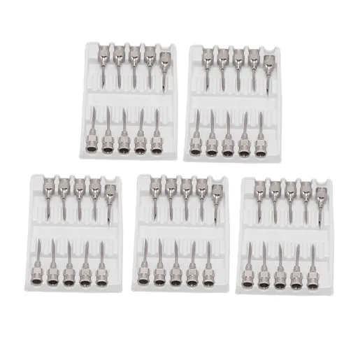 Poultry Injection Needles Stainless Steel Bovine Pig Injection Needle Cow Pig Injection Needle Accessories 12x15mm / 0.5x0.6in