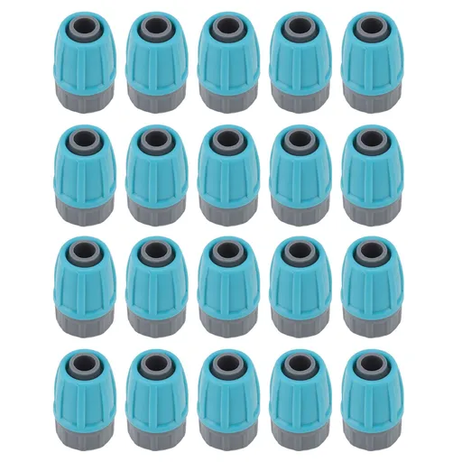 15Pcs Irrigation Tube Locked Nuts Connectors 16mm Durable PE Anti Aging Acidproof Eco Friendly 16mm PE Pipe Connectors