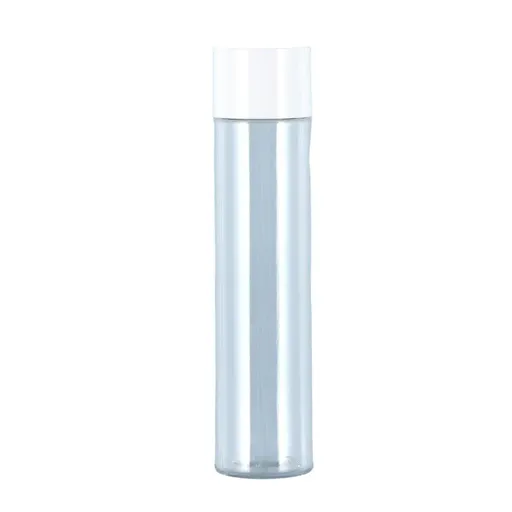 50/100/150ml Plastic Toner Lotion Bottles Refillable Travel Cosmetic Containers - White Lid + Transparent Bottle - 150ml