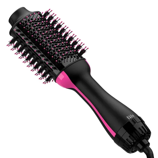 Hair Dryer Brush Blow Dryer Brush in One Upgraded Hair Dryer and Styler with Negative Ion Anti-frizz Ceramic Hot Air Brush