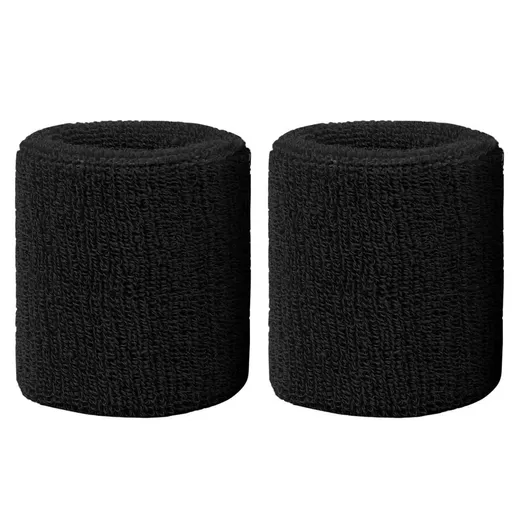 Sport Wristband for Men and Women Athletic Cloth Sweatband in Neon Colors - Wrist Sweat Band for Tennis, Basketball, (1 Pair)