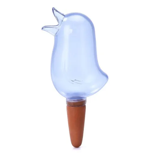 Bird-Shaped Automatic Plant Waterer, Lazy Self-Watering Drip Irrigation Device for Potted Plants—Blue