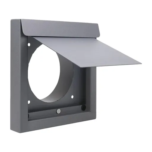Rusts Resistant 4Inch Dryer Ventilation Cover Outdoor Wall Mount Vents Cap Exterior Wall Vents Hood Carbon Steel Protectors