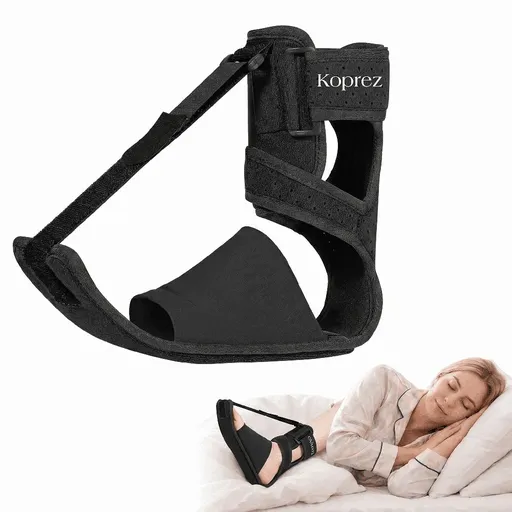Plantar Fasciitis Night Splint for Women & Men, Adjustable Foot Brace for Fast Plantar Fasciitis Relief, Overnight Support for Achilles Tendonitis, Foot Drop, Heel Pain for Sleeping (Black\n)