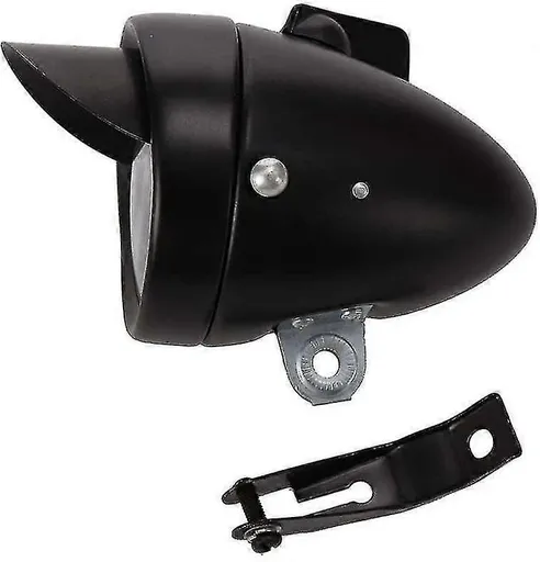 Retro Metal Case Bike Front Light - LED, Battery Powered (AAA not included)