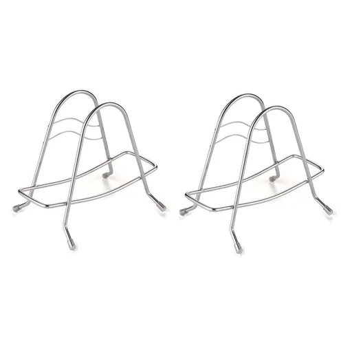 2 Pack Cutting Board Rack Stand Pot Pan Lid Holder Cover Organizer Storage Stands Chopping Boards Drain Racks Single Slot