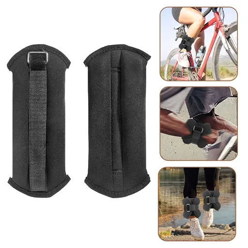 1Pair Multiuse Adjustable Ankle Weights for Fitness Training and Core Strength