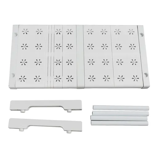 Expandable Closet Shelf Organizer Adjustable Space Saving Wardrobe Sink Tension Shelf 24cm Width 22cm Height Length 37 to 48cm/14.6 to 18.9in