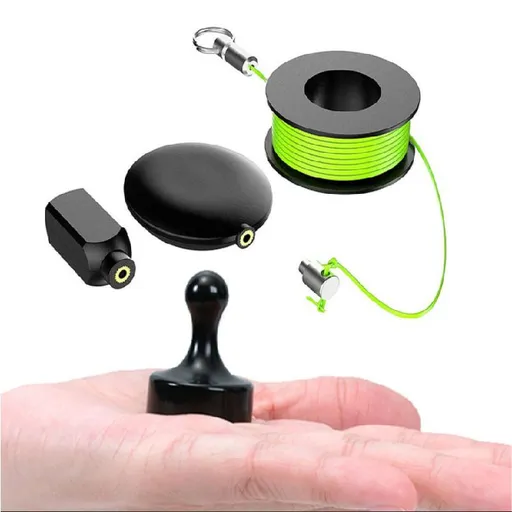 Puller,Magnetic Wire Pulling System, Wire Routing Magnet Tool Kit with Handle, Wall Electrical Cable Navigation System