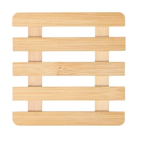 Wood Trivet, Kitchen Wood Hot Pads Trivet, Natural Wood Trivet Mat Set, for Hot Dishes/Pot/Bowl/Teapot/Hot Pot Holders 5pcs