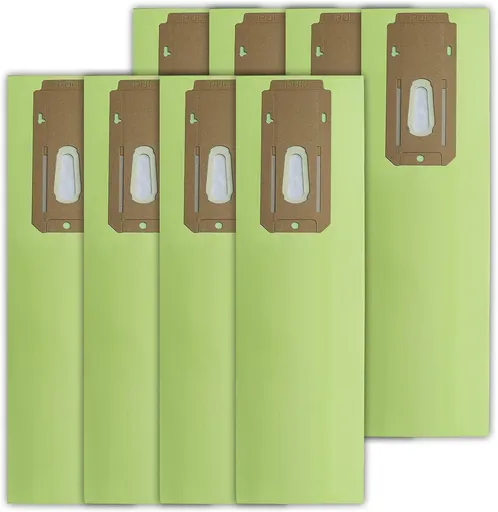 8-Pack Replacement Vacuum Bags for Oreck CC XL Series, Multi-Layer Filtration for Home & Office Cleaning (Green)