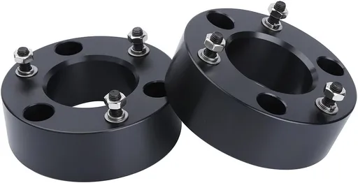 3 Inch Leveling Lift Kit for Silverado 1500/ Sierra 1500 (2WD/4WD 2007-2026) – Heavy Duty Forged Aluminum Strut Spacers, Suspension Leveling Kits Compatible with Shock Absorbers
