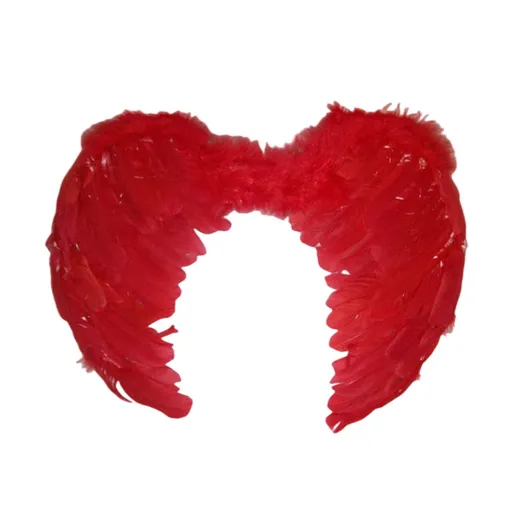 Large feather angel wings assorted colours - Purple