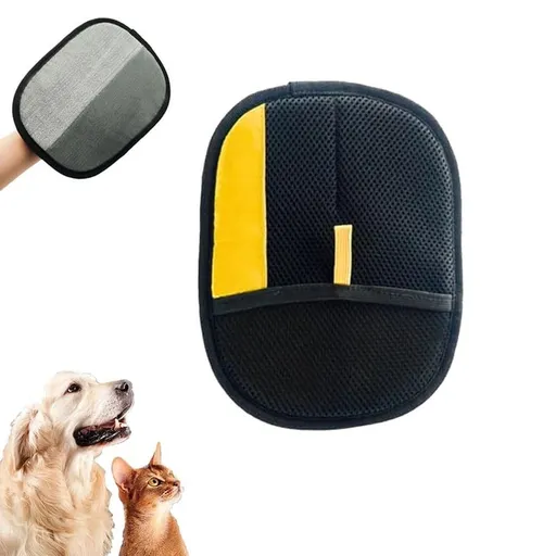 Pet Hair Remover Gloves, Upgraded Washable Pet Grooming Gloves,Pet Hair Removal Glove for Cats & Dogs, Reusable Double Sided Electrostatic Pet Hair Remover