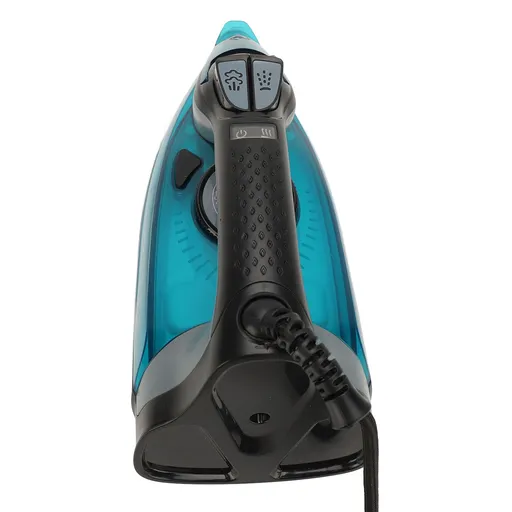 Soleplate Steam Iron for Clothes 1000W Ceramic Portable Handheld Garment Steam Iron with 380ml Water Tank for Home Blue