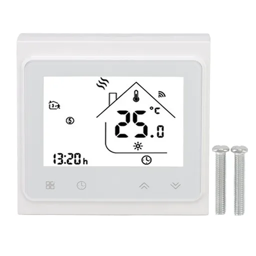 Smart Thermostat Zigbee Mobile Phone App Voice Control 95-240V White