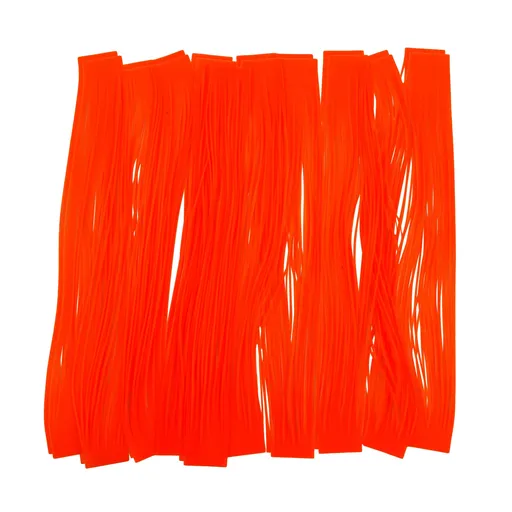Artizan 22 strand silicon skirt, Orange, Pack of 20