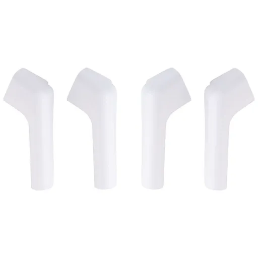 RV Gutter Spouts, RV Rain Gutter Downspout with Extensions, Rain Gutter Dwonspout Diverter 2 Right&2 Left Gutters White